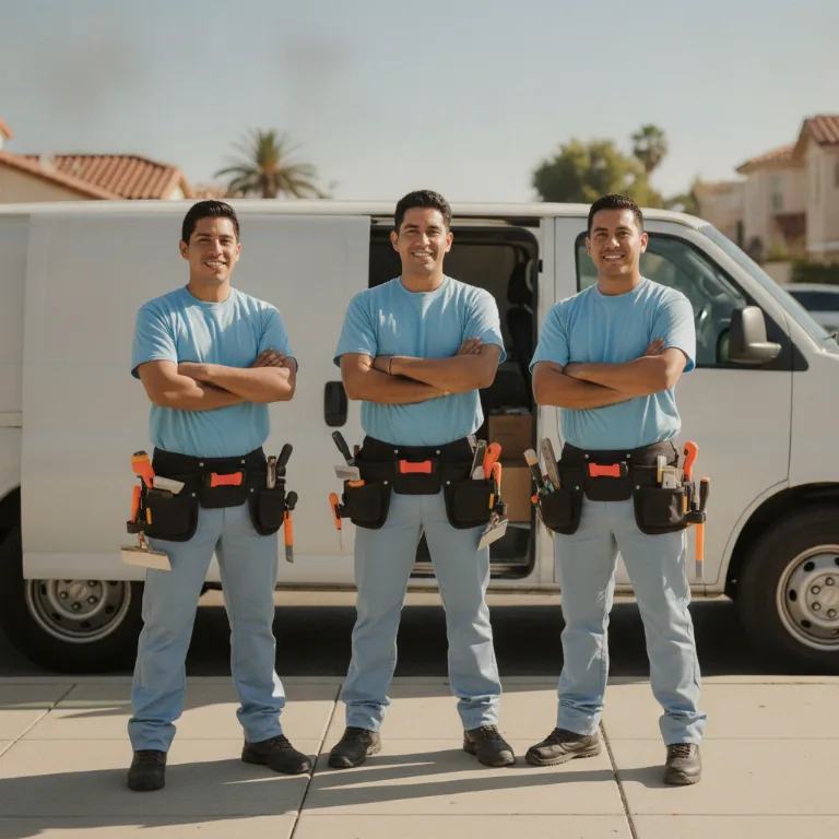 Ladrilhador equipe em Guara